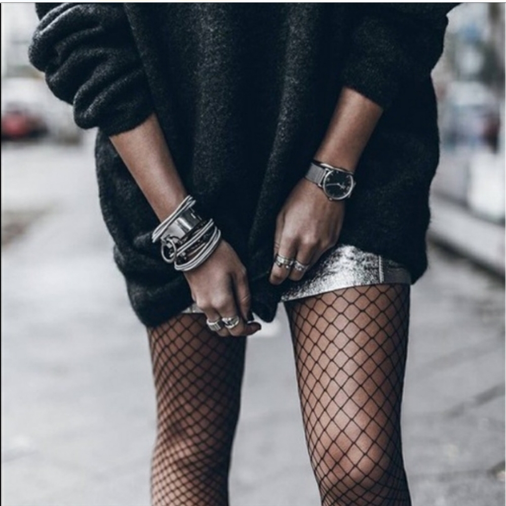 FISHNET STOCKINGS - Sexy Fishnet Weave OSFM